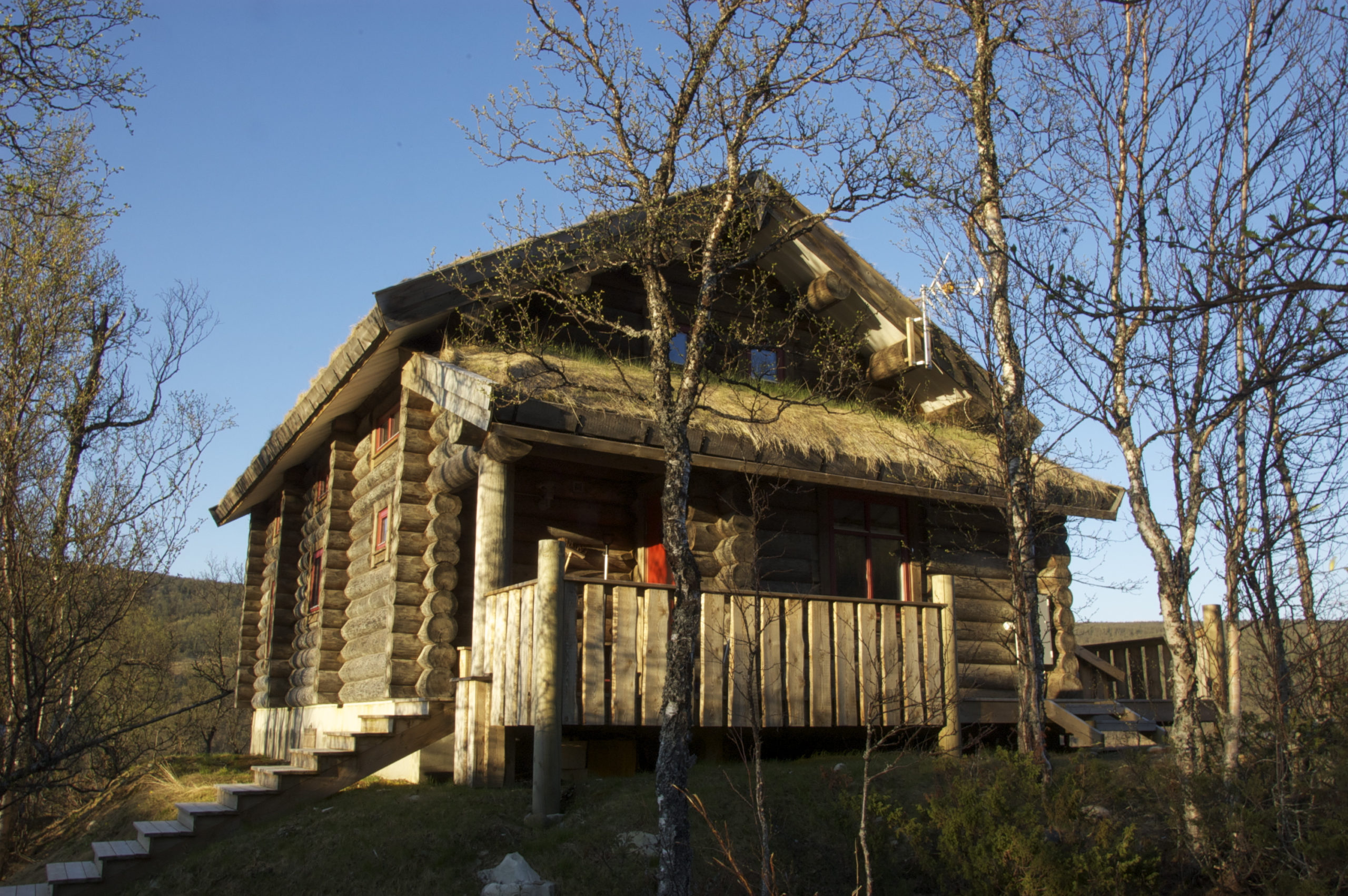 Rundtimmerhus, kundanpassat, Ramundberget, Handtimrat, SibCon